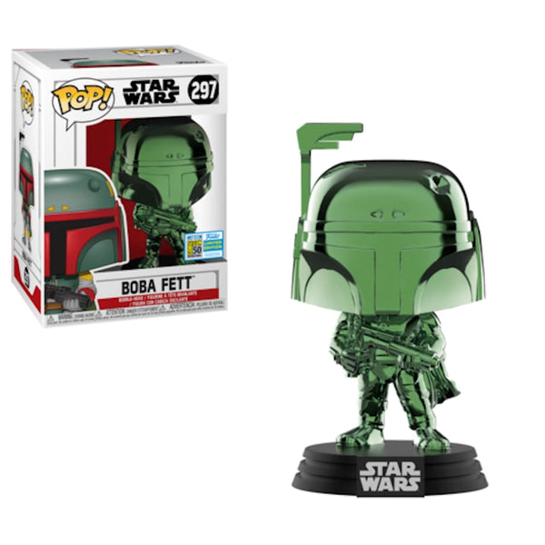 Star Wars - Boba Fett (Green Chrome) Pop! SD19 RS - Pop! Vinyl