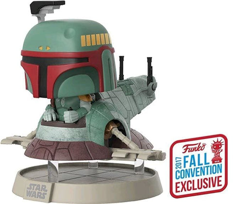 Star Wars - Boba Fett W/slave One Pop! Dlx Ny17 Rs - Pop! Vinyl