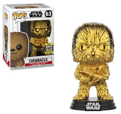 Star Wars - Chewbacca Gold Chrome Pop! RS - Pop! Vinyl