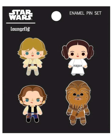 Star Wars - Chibi Enamel Pin 4-pack - Bags & Accessories