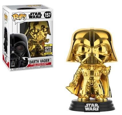 Star Wars - Darth Vader Gold Chrome Pop! RS - Pop! Vinyl