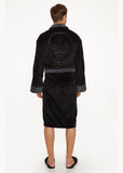 Star Wars - Darth Vader Grey Trim Fleece Bathrobe - Clothing & Cosplay