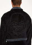 Star Wars - Darth Vader Grey Trim Fleece Bathrobe - Clothing & Cosplay