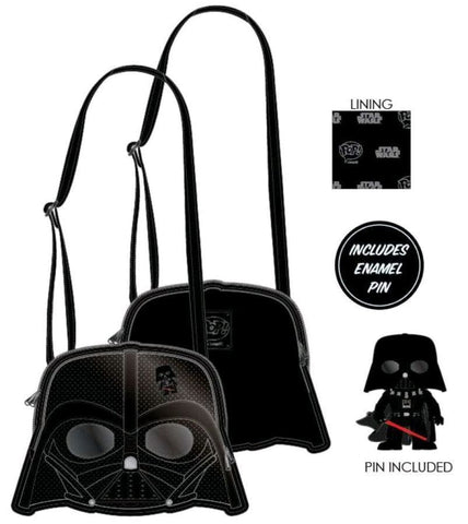 Star Wars - Darth Vader Pin Collector Crossbody with Pin - Bags & Accessories