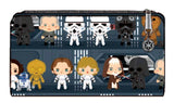 Star Wars - Death Star Chibi Print Flap Wallet - Bags & Accessories