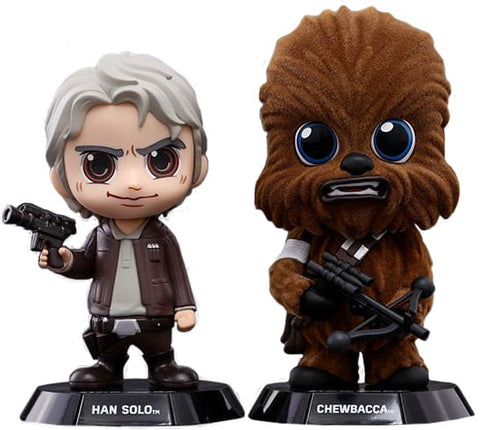 Star Wars - Han Solo & Chewbacca Episode VII The Force Awakens Cosbaby Set - Vinyl Figure