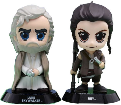 Star Wars - Luke & Rey Episode VII The Force Awakens Cosbaby Set - Vinyl Figure