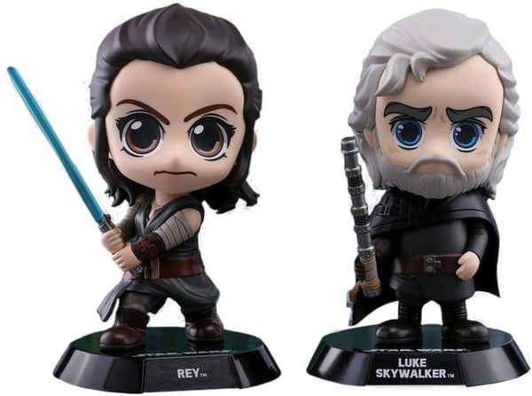 Star Wars - Luke Skywalker & Rey Episode VIII The Last Jedi Cosbaby Set - Vinyl Figure