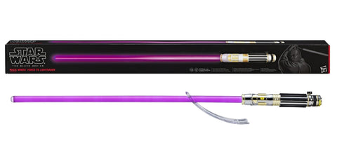 Star Wars - Mace Windu Force FX Black Series Lightsaber - Replica & Dolls