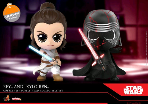 Star Wars - Rey & Kylo Ren Episode IX Rise of Skywalker Cosbaby Set - Vinyl Figure