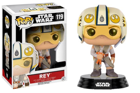 Star Wars - Rey W/x-Wing Helmet Ep 7 Pop! !e Rs - Pop! Vinyl