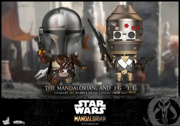 Star Wars: The Mandalorian - The Mandalorian & IG-11 Cosbaby Set - Vinyl Figure