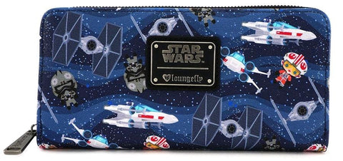 Star Wars - X-Wing / TIE Fighter Zip-Around Wallet - Bags & Accessories