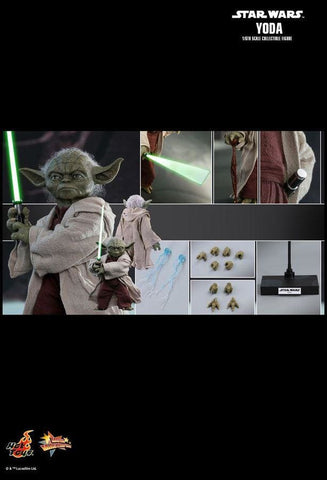 Star Wars - Yoda Episode II Attack of the Clones 1:6 Scale Action Figure - Premium Action Figure