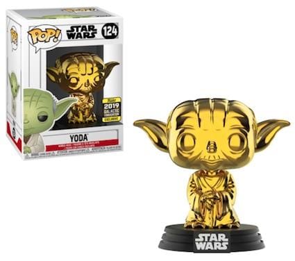 Star Wars - Yoda Gold Chrome Pop! RS - Pop! Vinyl