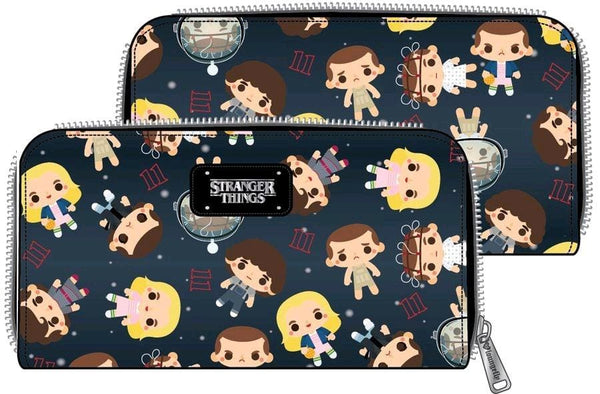 Stranger Things - Eleven Chibi Faux Leather Wallet - Bags & Accessories