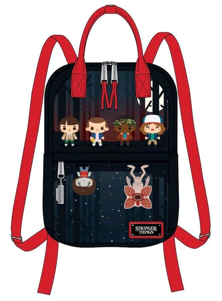 Stranger Things - Upside Down Chibi Mini Backpack - Bags & Accessories