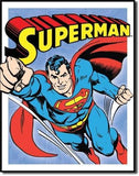 Superman - Classic Retro Tin Sign - Posters & Art Prints