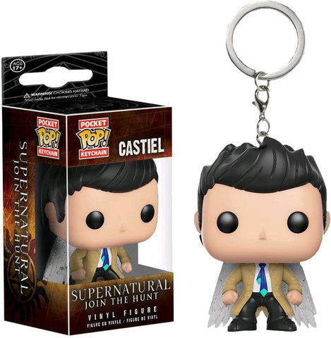 Supernatural - Castiel W/wings Pop! Keychain !e Rs - Keychain