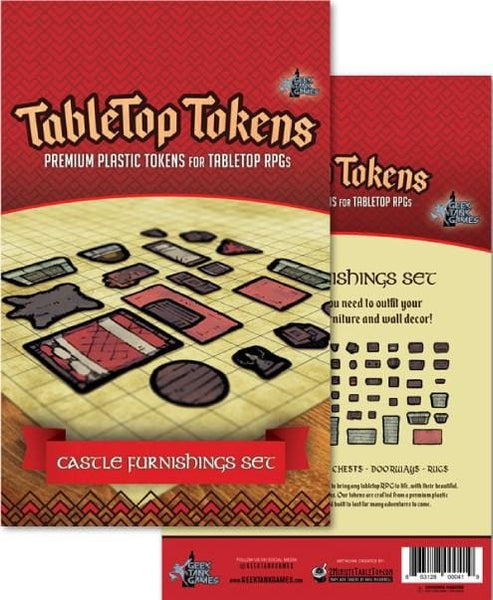 Tabletop Tokens - Castle Furniture Set - Dice & Accessories