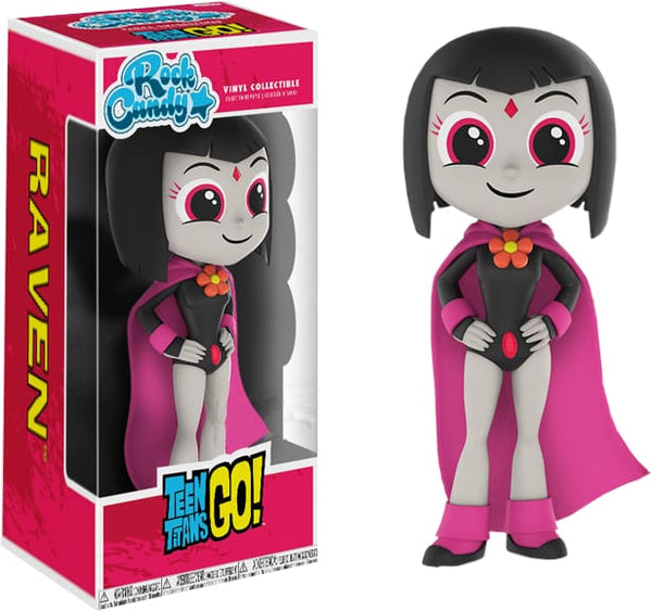 Teen Titans Go! - Raven (Pink) Rock Candy !e Rs - Vinyl Figure