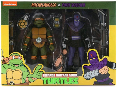 Teenage Mutant Ninja Turtles - Michelangelo vs Foot Soldier Action Figure 2-pack - Action Figure