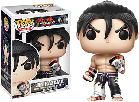 Tekken - Jin Kazama Black & White Pop! !E RS - Pop! Vinyl