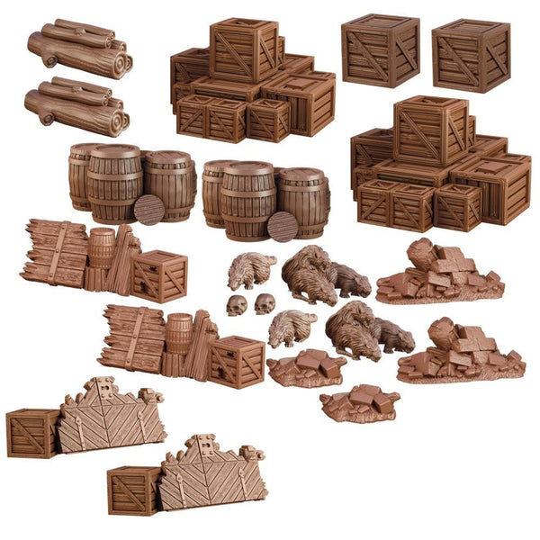 Terrain Crate Dungeon Debris - Roleplaying Miniature