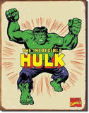 The Incredible Hulk - Retro Tin Sign - Posters & Art Prints