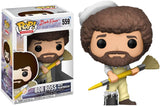 The Joy Of Painting - Bob Ross With Paintbrush Pop! Vinyl - Pop! Vinyl