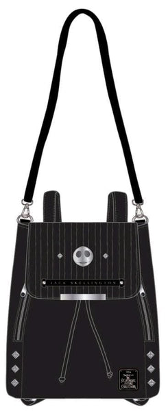 The Nightmare Before Christmas - Black Jack Convertible Mini Backpack - Bags & Accessories