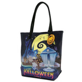 The Nightmare Before Christmas - Halloween Town / Christmas Town Tote Bag - Bags & Accessories