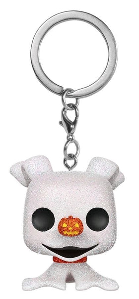 The Nightmare Before Christmas - Zero Diamond Glitter Pocket Pop! Keychain [RS] - Keychain