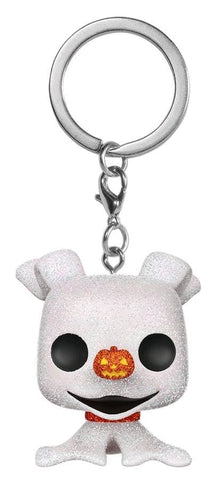 The Nightmare Before Christmas - Zero Diamond Glitter Pocket Pop! Keychain [RS] - Keychain