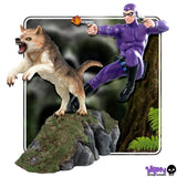 The Phantom - Phantom and Devil Purple Suit Statue - Premium Statue