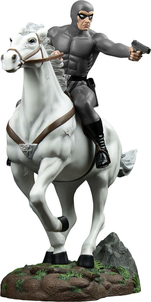 The Phantom - Phantom on Hero Statue Grey Suit Edition - Premium Statue