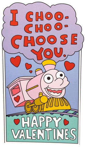 The Simpsons - I Choo Choo Choose You Replica Valentines Day Card - Homewares