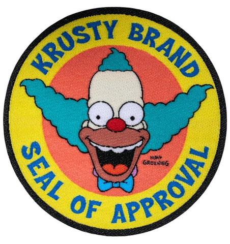 The Simpsons - Krusty Brand Seal of Approval Patch - Badges & Pins