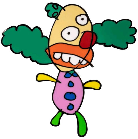 The Simpsons - Krusty the Clown Sketch Enamel Pin - Badges & Pins