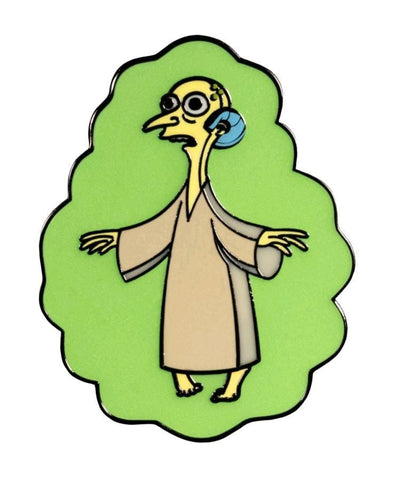 The Simpsons - Mr Burns Alien Glow in the Dark Enamel Pin - Badges & Pins