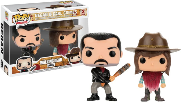 The Walking Dead - Negan & Carl Grimes Us Exclusive Pop! Vinyl 2-Pack [Rs] - Pop! Vinyl