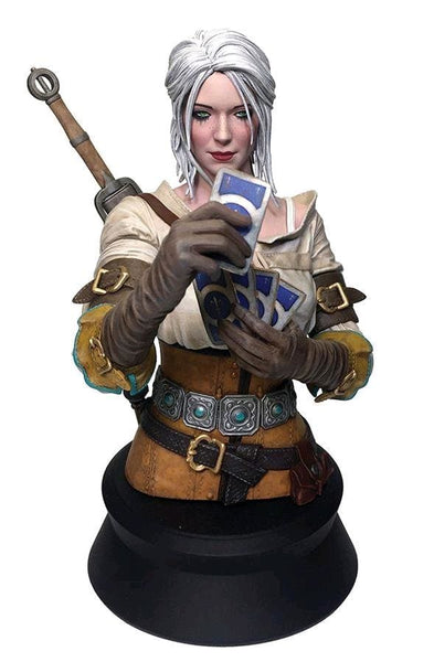 The Witcher 3 - Ciri Playing Gwent Bust - Premium Statue