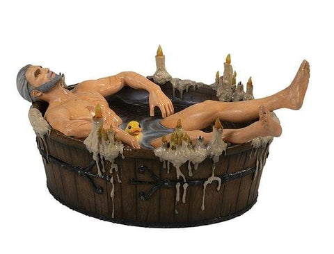 The Witcher 3: Wild Hunt - Geralt in the Bath Statuette - Premium Statue