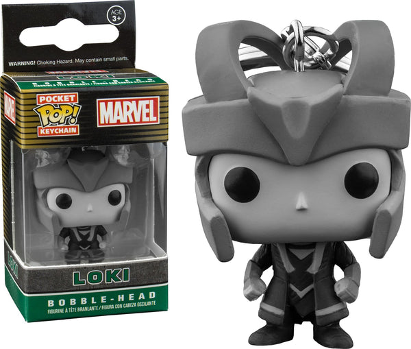 Thor - Loki B&W Pop! Keychain !E - Keychain