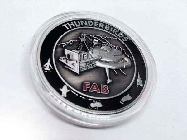 Thunderbirds - Limited Edition Challenge Coin (Black) - Novelty