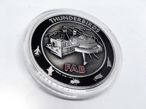 Thunderbirds - Limited Edition Challenge Coin (Black) - Novelty
