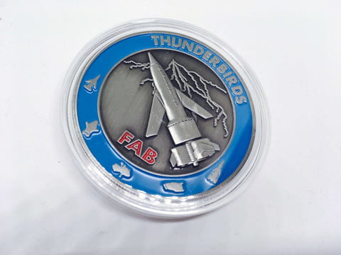 Thunderbirds - Limited Edition Challenge Coin (Blue) - Novelty