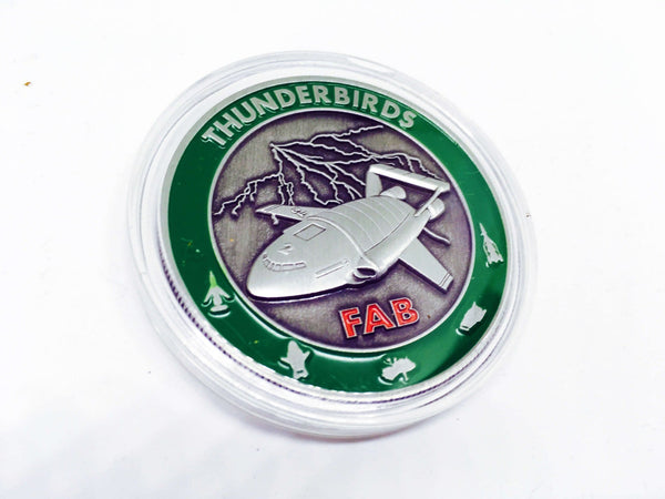 Thunderbirds - Limited Edition Challenge Coin (Green) - Novelty