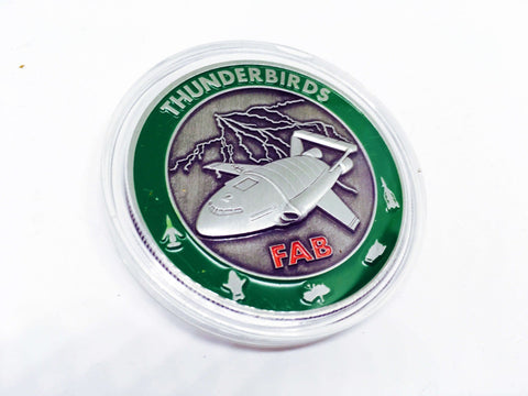 Thunderbirds - Limited Edition Challenge Coin (Green) - Novelty