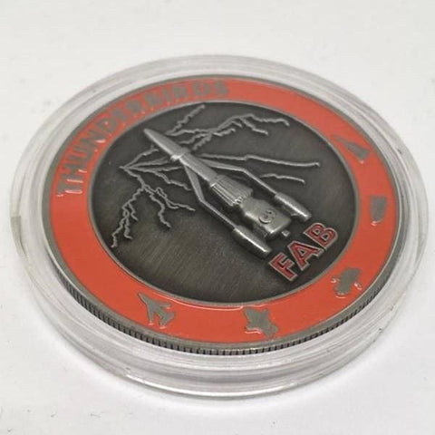 Thunderbirds - Limited Edition Challenge Coin (Red) - Novelty